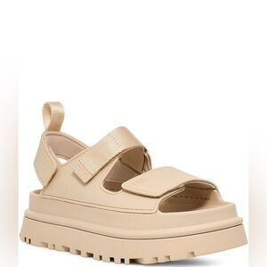 UGG GoldenGlow EVA Platform Family Matching Slingback Sandals Girls Size 2